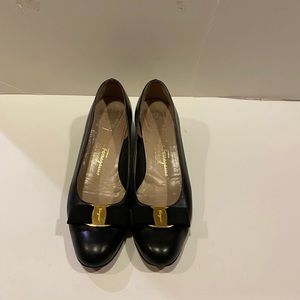 Salvatore Ferragamo shoes-Black -Size 9B